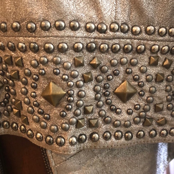 Doubled Ranch studded leather jacket - Picture 5 of 5